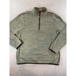Avalanche Outdoor Supply Mens XL Quarter Zip Pullover Heather Green CAM150U #713